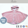soft and warm baby cape with lovely cute animal hood